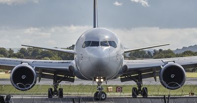 Diese Frau ist in ein Flugzeug verliebt!